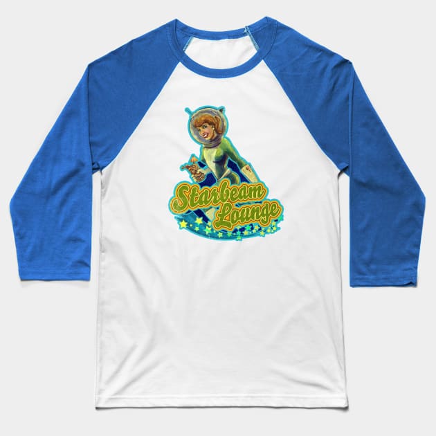 STARBEAM LOUNGE Baseball T-Shirt by zerostreet